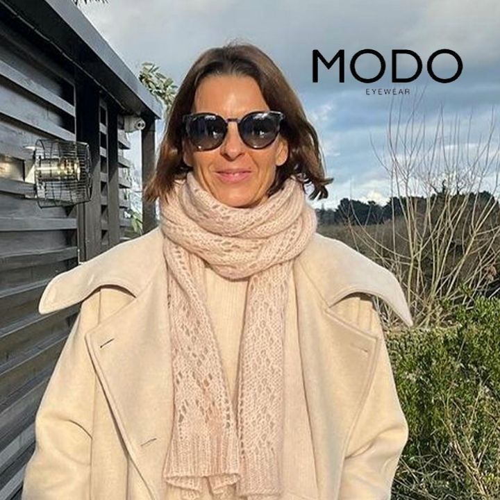 Woman wearing MODO Sunglasses supporting eye health